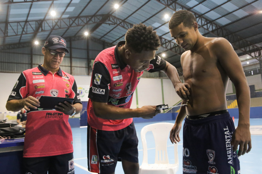 O Cascavel Futsal inicia a temporada 2020 com as avaliações físicas dos atletas.